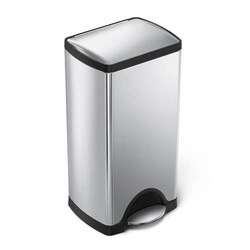 simplehuman - Prostokątny koszt na śmieci pedałowy, 30 l