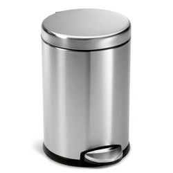 Simplehuman - Kosz na śmieci pedałowy 4,5l - szczotkowana stal