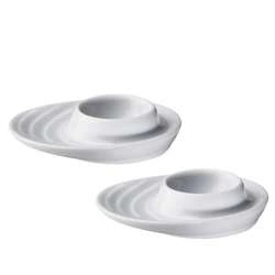 Kuchenprofi - kieliszek na jajko, spodek, śred. 10,5x4 cm, 2 szt. Burgund