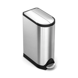 Simplehuman - Kosz na śmieci motylkowy z pedałem, 18 l