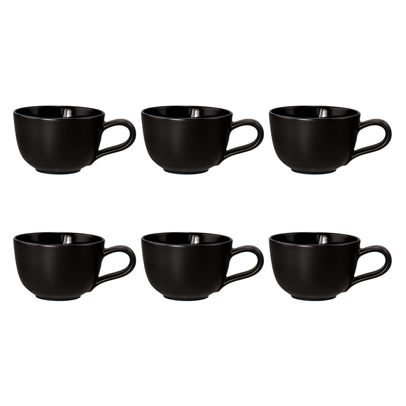 Seltmann - LIBERTY VELVET BLACK Zestaw 6 filiżanek do espresso 90 ml