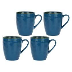 Rose&Tulipani - zestaw 4 kubków z uchwytem 430 ml Concerto Blu Avio