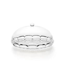 Guzzini - Mała, okrągła patera - transparentna