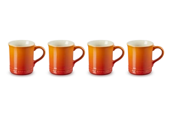 Le Creuset -Zestaw 4 Kubków 400ml płomienny