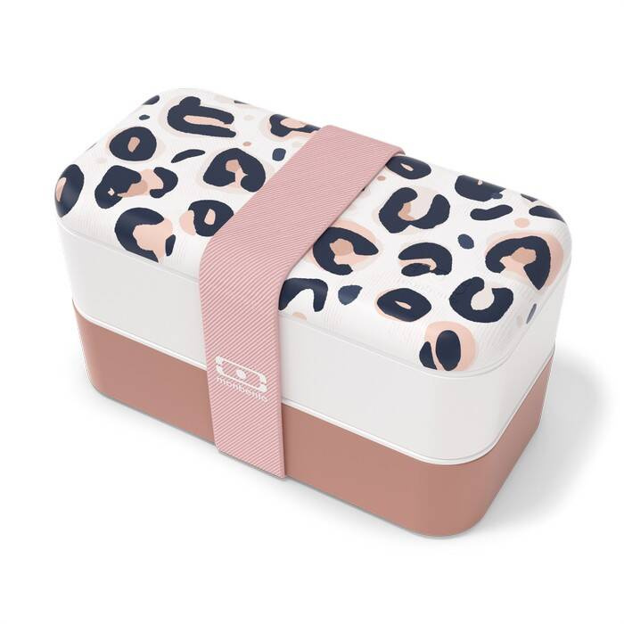 Monbento - Lunchbox Bento Original, Graphic Leopard Pink