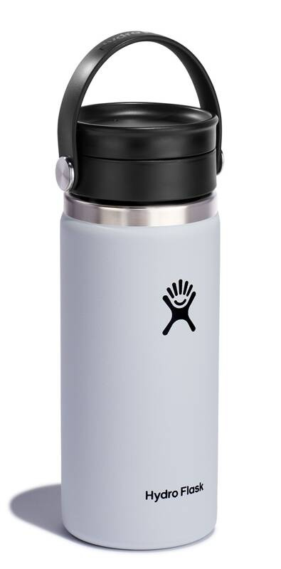 Hydro Flask - Butelka 16oz Wide Flex Sip Lid White