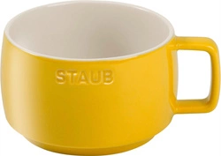 Staub - SERVING Kubek ceramiczny - Żółty, 500 ml
