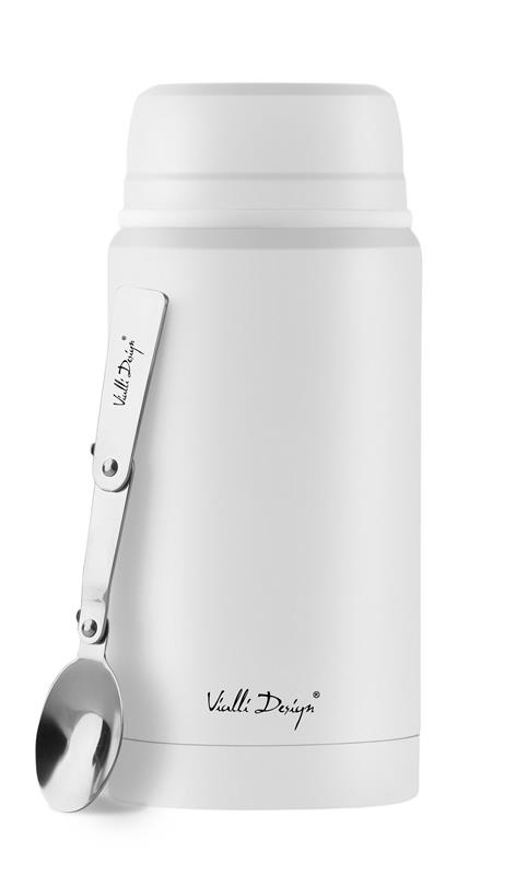 Vialli Design - Termos obiadowy 750ml FUORI biały