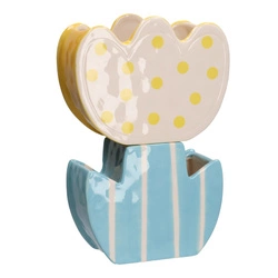 Rituali Domestici - VERDECAMPO Podwójny wazon tulipan