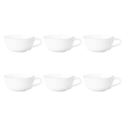 Seltmann - LIBERTY GOLDLINE Zestaw 6 filiżanek do herbaty 280 ml