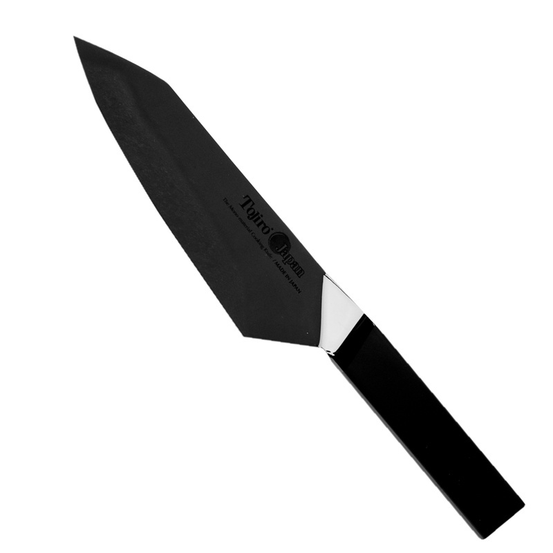 Tojiro - Origami Black Polerowany Nóż Santoku 16,5