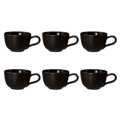 Seltmann - LIBERTY VELVET BLACK Zestaw 6 filiżanek do espresso 90 ml