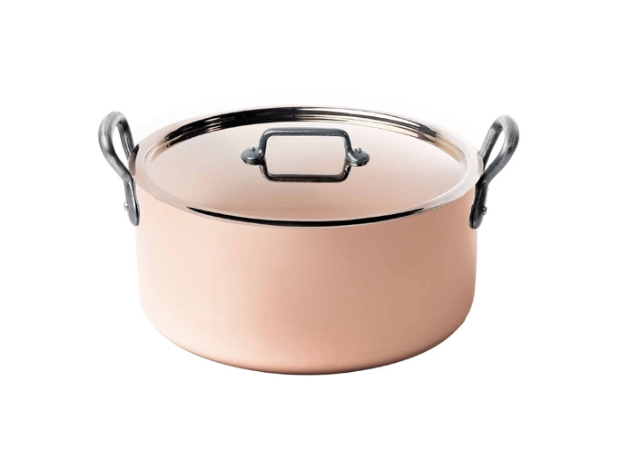 de Buyer - Garnek z pokrywką Inocuivre Tradition 5,4