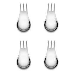 Alessi - Moscardino- sztućce wielofunkcyjne, 4 szt