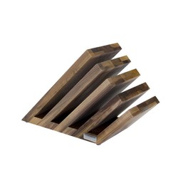 Artelegno - 5-elementowy blok magnetyczny z drewna orzechowego Venezia