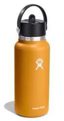 Hydro Flask - Butelka 946 ml Wide Mouth Flex Straw Cap miodowy Fossil