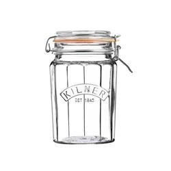 Kilner - Słoik 0,95l, Facetted Clip Top Jar