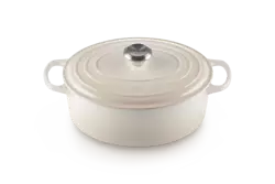 Le Creuset - brytfanna żeliwna Signature 29 cm 4,7 l meringue