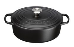 LeCreuset - brytfanna żeliwna emaliowana Signature 40 cm 14,8 l czarna