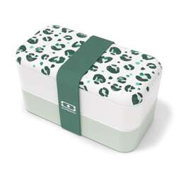 Monbento - Lunchbox Bento Original, Graphic Leopard Green
