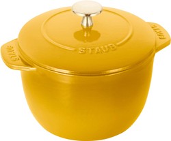 Staub - LA COCOTTE Mały garnek okrągły 16 cm, cytrynowy