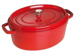 Staub - brytfanna  żeliwna wiśniowa 3,2 l 27 cm