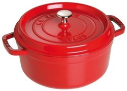 Staub - garnek brytfanna żeliwna wiśniowa 6,7 l 28 cm