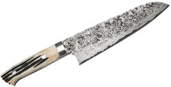 Takeshi Saji - WBB Ręcznie kuty nóż Santoku 18cm R-2