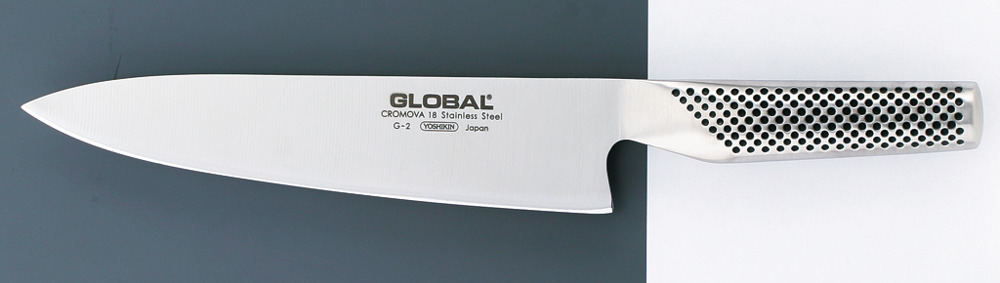 Global Chef knife 20 cm with water sharpener - G-2220GB