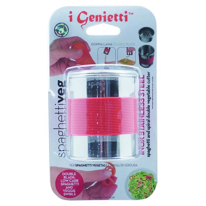 SPAGHETTI AND SPIRAL DOUBLE VEGETABLE CUTTER I GENIETTI