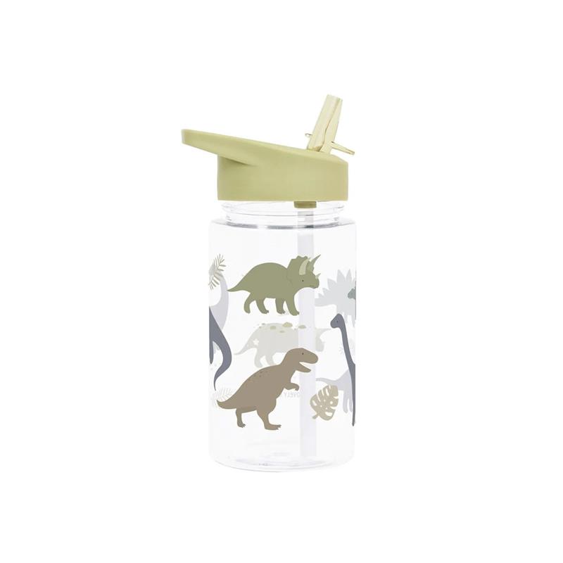 A Little Lovely Company - Butelka z ustnikiem na wodę DINOSAURS 450 ml