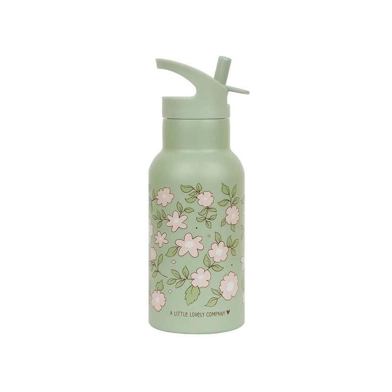 A Little Lovely Company - Kubek ze słomką dla dzieci BLOSSOMS SAGE 350 ml