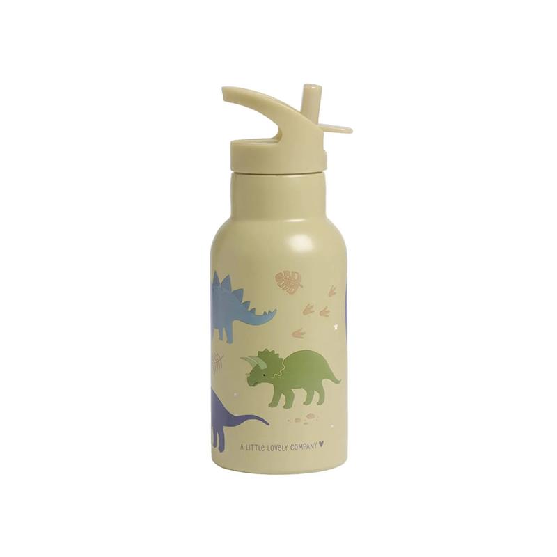 A Little Lovely Company - Kubek ze słomką dla dzieci DINOSAURS 350 ml