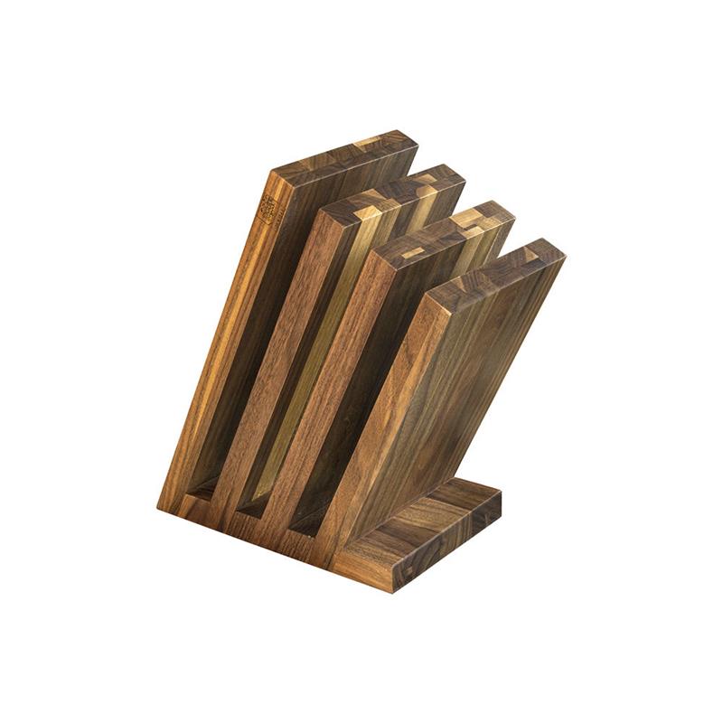 Artelegno - 4-elementowy blok magnetyczny z drewna orzechowego Venezia