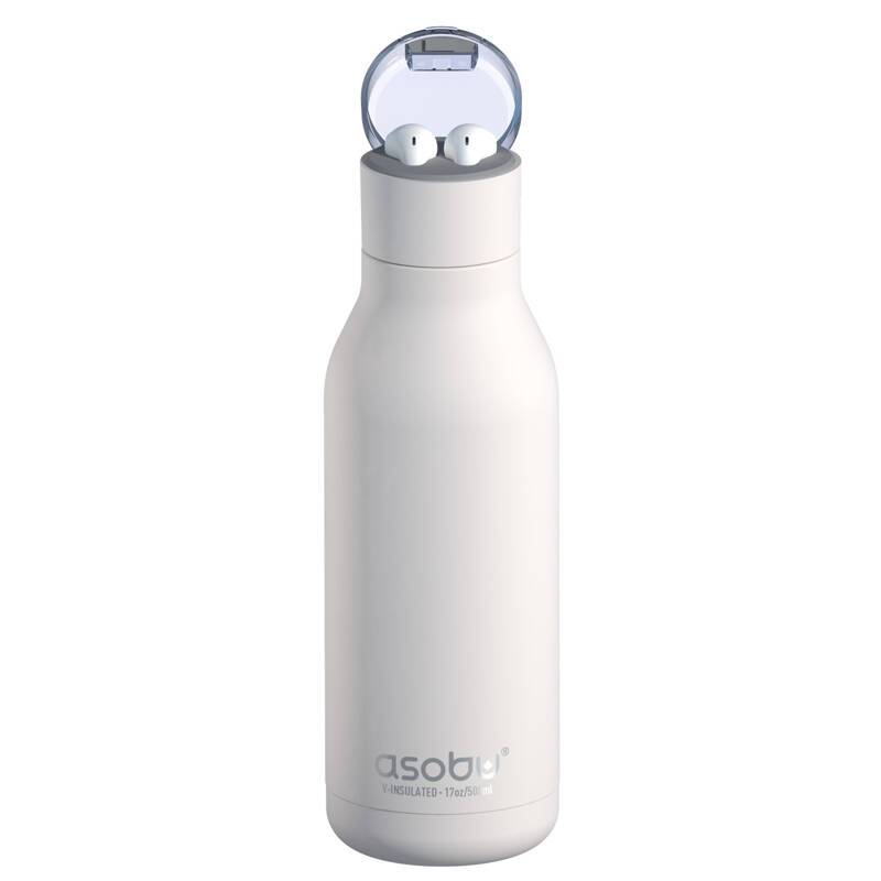 Asobu - Butelka termiczna H2 AUDIO WHITE 600ml