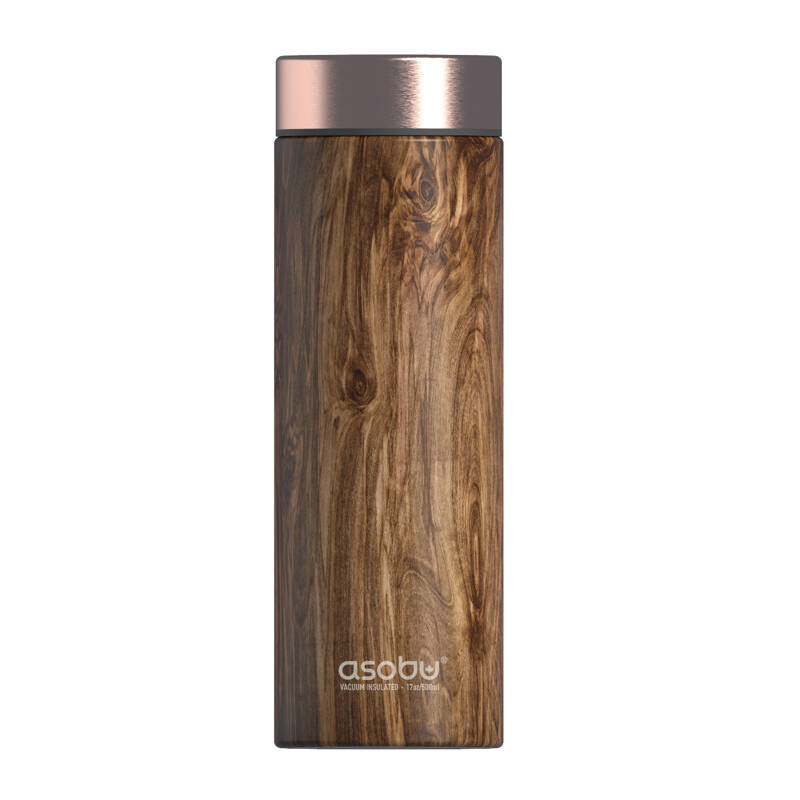 Asobu - Butelka termiczna LE BATON WOOD, 0,48L