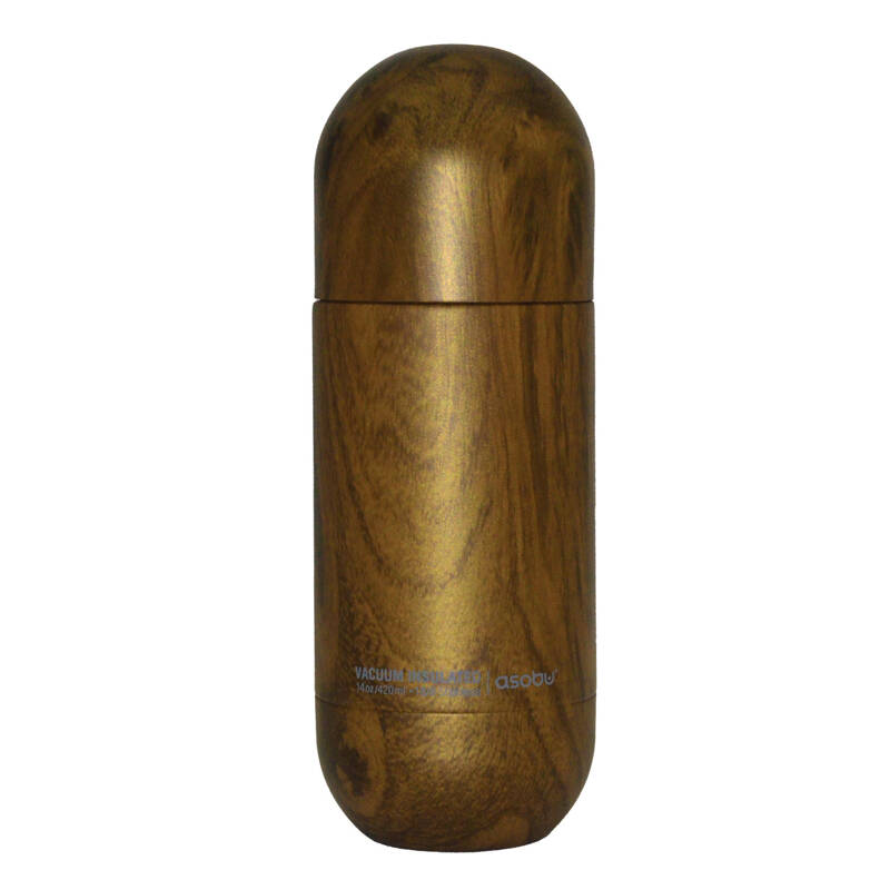 Asobu - Butelka termiczna ORB WOOD, 420ml