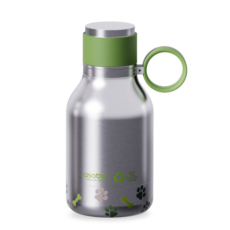 Asobu - Butelka z miską dla psa RECYCLE, 975ml