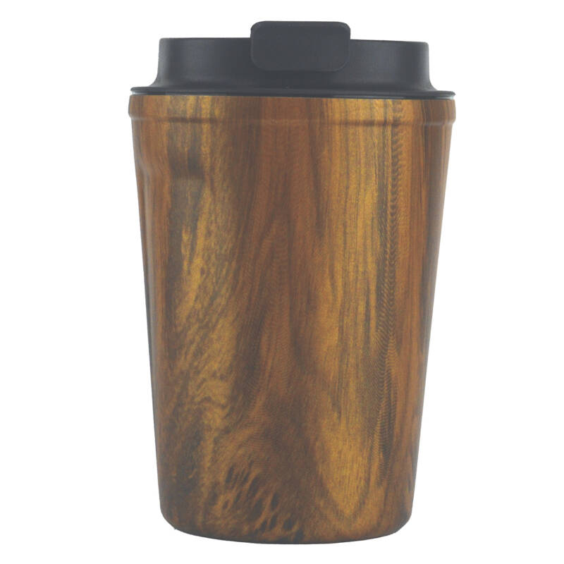 Asobu - Kubek termiczny do kawy CAFE COMPACT WOOD, 384ml