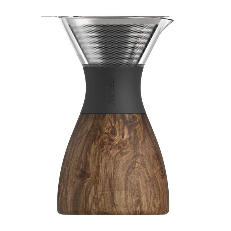 Asobu - Zaparzacz do kawy POUR OVER WOOD, 1,18L