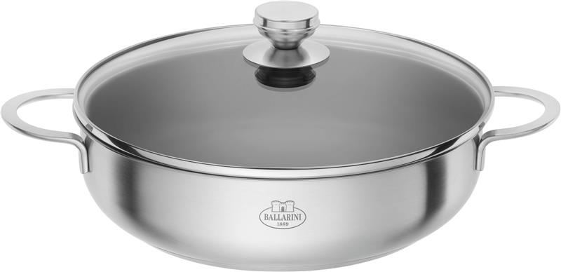 Ballarini - patelnia głęboka non-stick 2H z pokrywką 28 cm Ancona