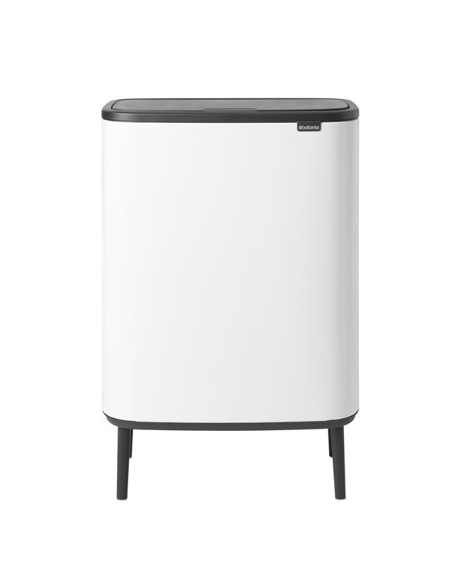 Brabantia - Kosz na śmieci Bo Touch bin Hi 60 l biały