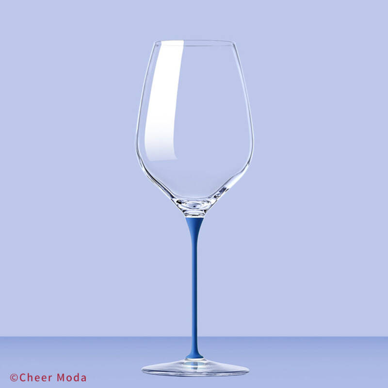 Cheer Moda - Kieliszek do wina Lava Glass niebieski