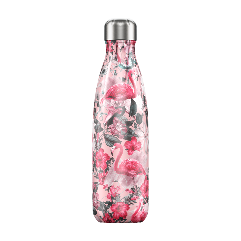 Chilly's Bottles - Butelka termiczna Chilly's 500ml 3D Tropical Flamingo 3D Tropical