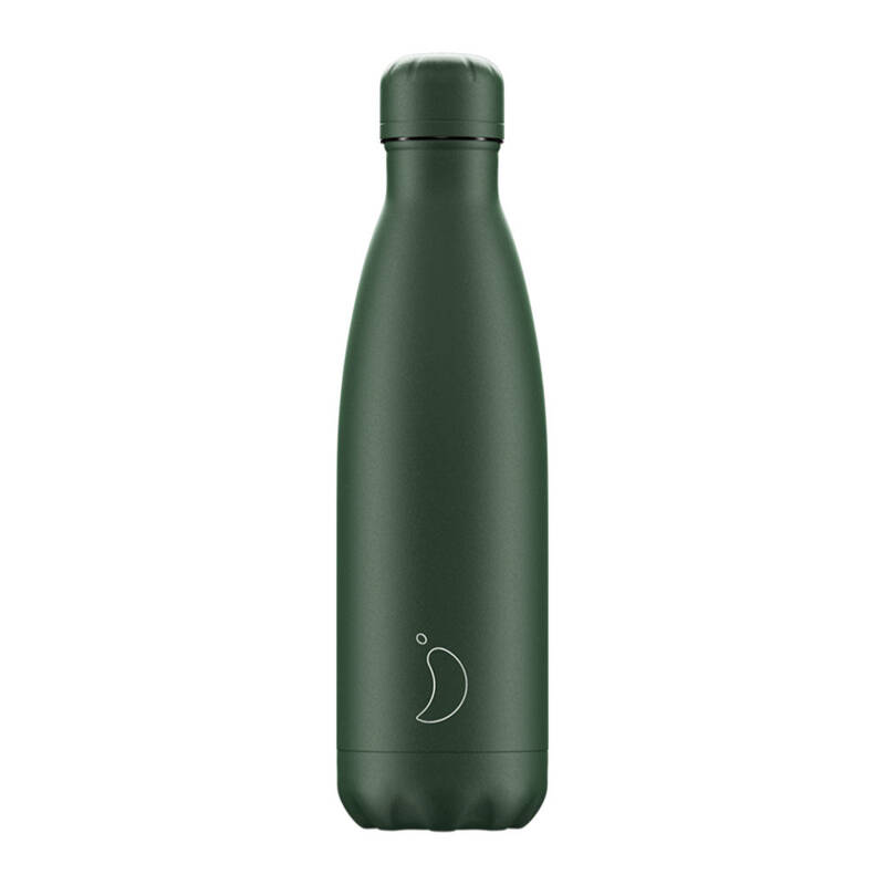 Chilly's Bottles - Butelka termiczna Chilly's 500ml Zielona Matte