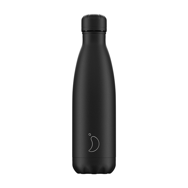Chilly's Bottles - Butelka termiczna Chilly's seria Monochrome 500ml All Black
