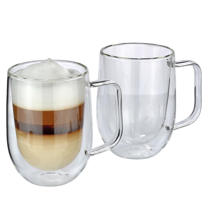Cilio - szklanki do latte macchiato, 2 szt., szkło borokrzemowe, 0,3 l, śred. 8,5 x 12 cm Veneto