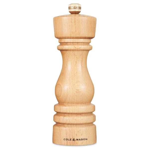 Cole & Mason - Młynek do pieprzu London Natural Beech 18 cm