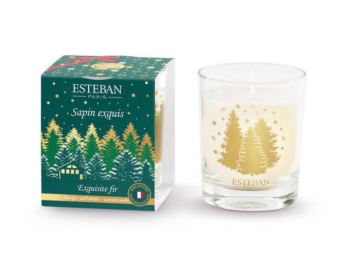 Esteban - Świeca  świąteczna mini 70g. Exquisite Fir