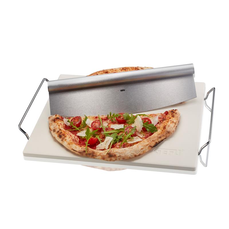 GEFU - kamień do pizzy ze stojakiem kwadrat DARIOSO